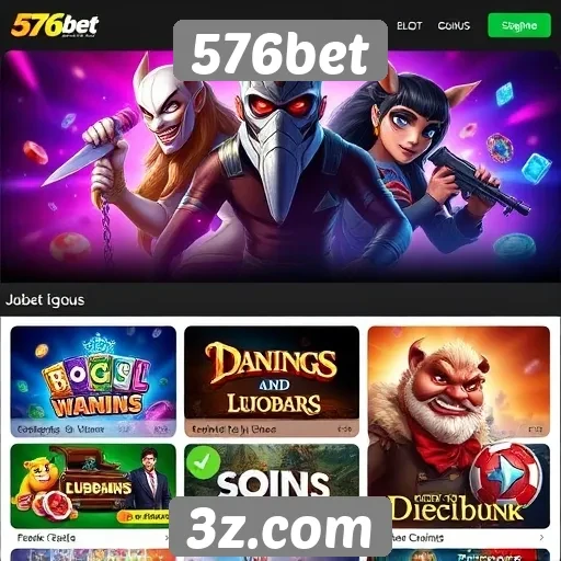 Análise da oferta de jogos no site 576bet