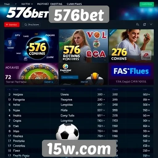 Apostas esportivas disponíveis no 576bet